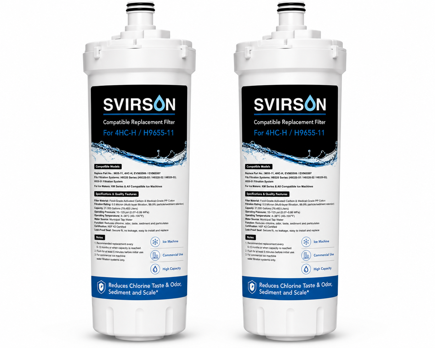 SVIRSON 4HC-H Water Filter | Hoshizaki H9655-11 Replacement