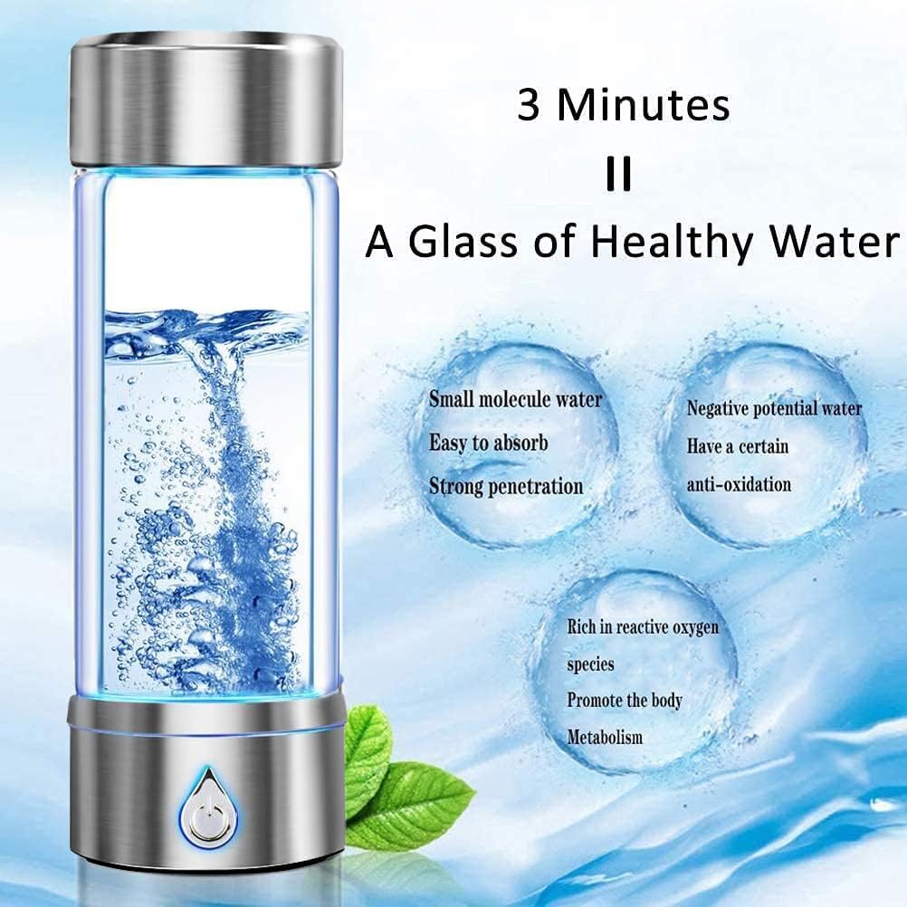 Hydrogen Water Bottle Generator - Portable Antioxidant Water Maker