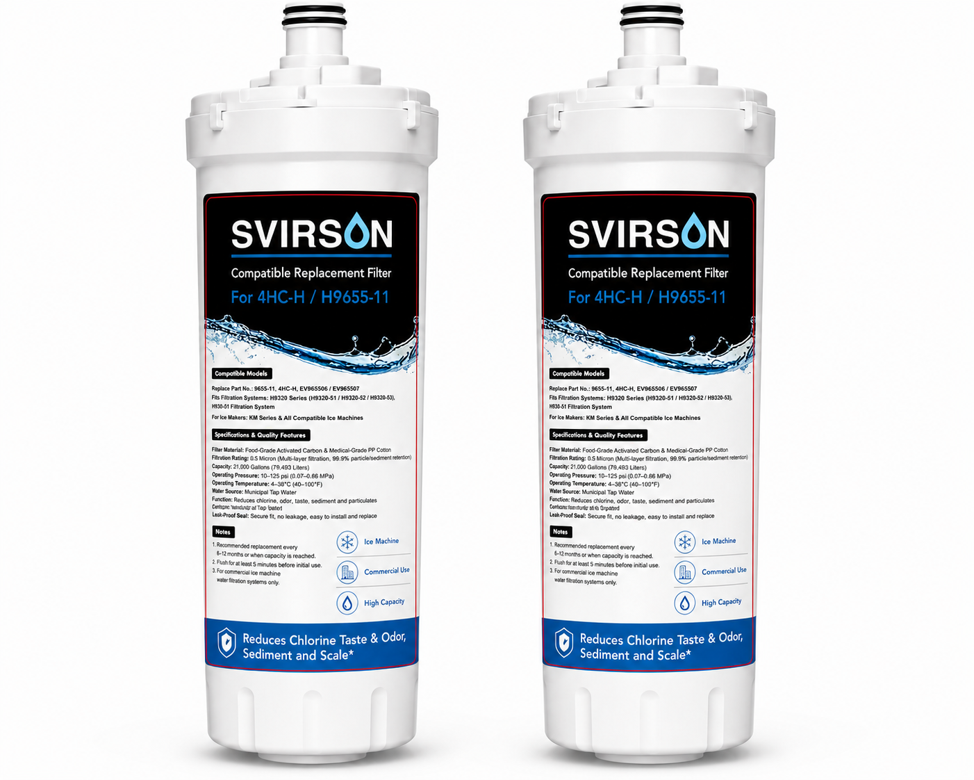 SVIRSON 4HC-H Water Filter | Hoshizaki H9655-11 Replacement