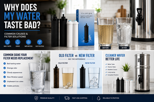Why Does My Water Taste Bad? Common Causes & Filter Solutions