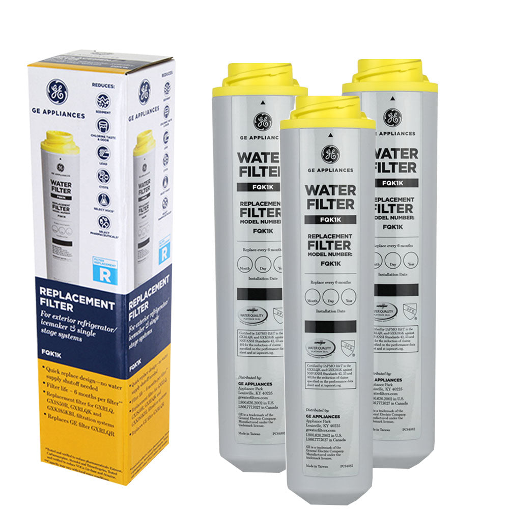GE FQK1K Under Sink Water Filter Replacement Cartridge