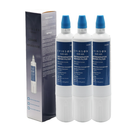 4204490 Compatible Water Filter Replacement – 3 Pack | SVIRSON®
