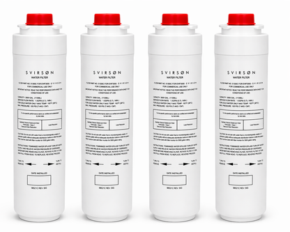 SVIRSON 51300C Water Filter Replacement for Elkay EWF3000 (4 Pack) – Long Lasting Compatible Filters