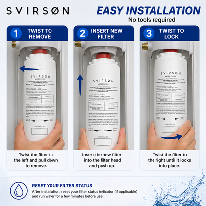 SVIRSON 51300C Water Filter Replacement for Elkay EWF3000 (6 Pack) – Long Lasting Compatible Filters
