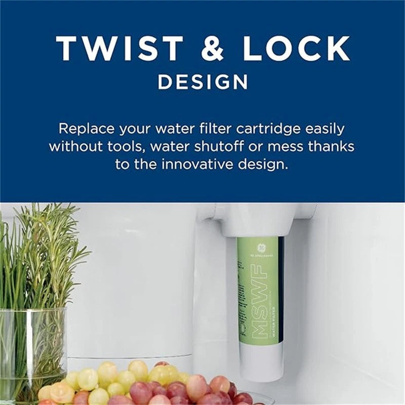 GE MSWF refrigerator water filter replacement SmartWater filter new