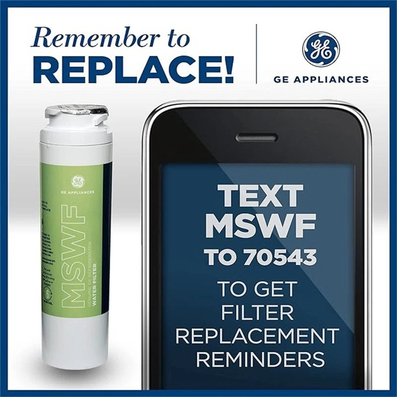 GE MSWF refrigerator water filter replacement SmartWater filter new